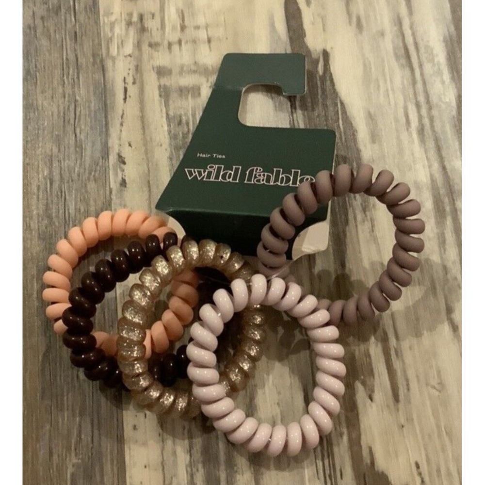 Wild Fable 5 pk Muliticolor Twist Plastic‎ Hair Ties